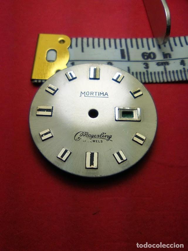 Recambios de relojes: esfera mortima color grisaceo