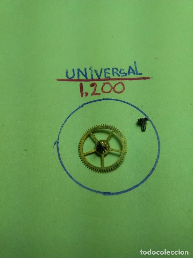 Pi&egrave;ces de rechange de montres et horloges: universal - 1200 - rueda centro y su ca&ntilde;on de minutos