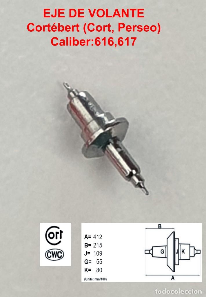Recambios de relojes: EJE VOLANTE DE RELOJ CORTEBERT 616 - Foto 1