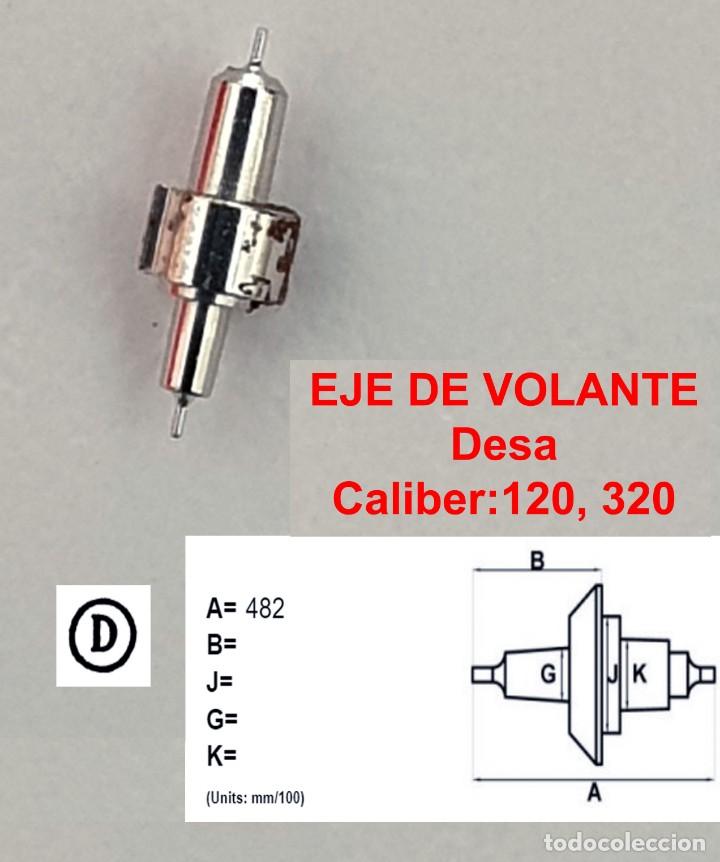Ersatzteile f&uuml;r Uhren: EJE VOLANTE DE RELOJ DESA - CALIBRE 120 - BALANCE STAFFS - X