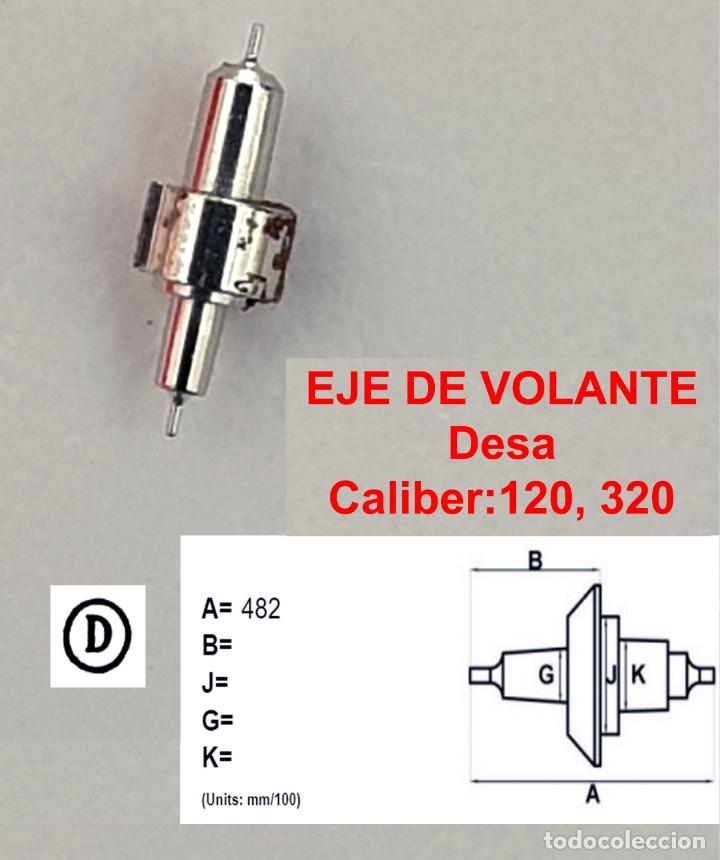 Ersatzteile f&uuml;r Uhren: EJE VOLANTE DE RELOJ DESA - CALIBRE 120 - BALANCE STAFFS - X