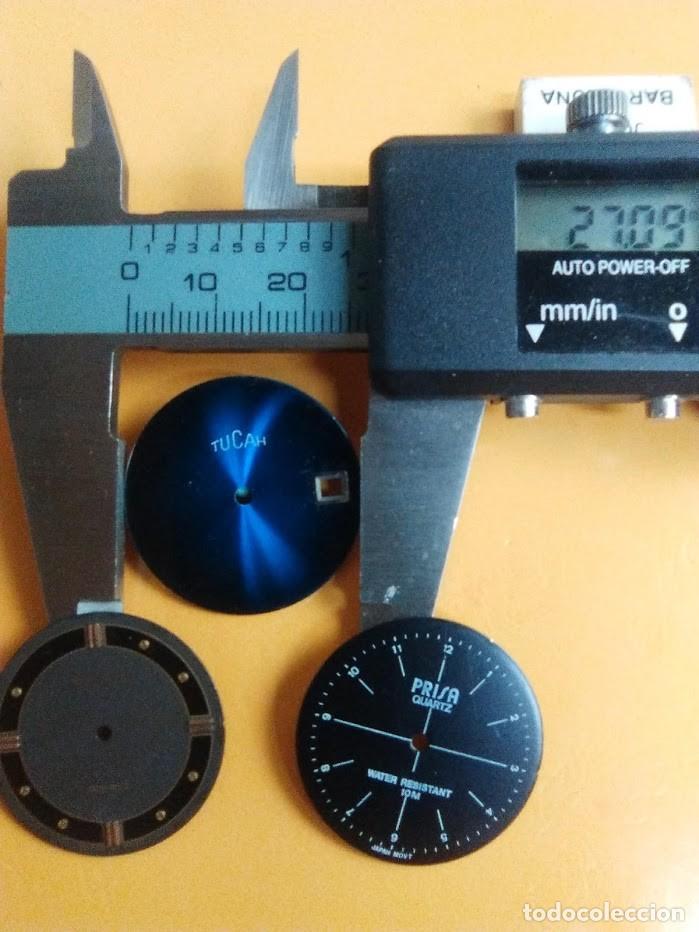 Recambios de relojes: Esferas diferente marca - ( 3 unidades )