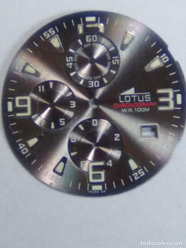 Pi&egrave;ces de rechange de montres et horloges: Esfera para crono Miyota - 0S10 / y similares ( cd. LL07 )