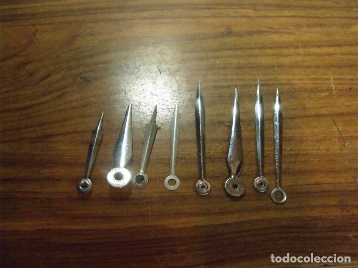 Ersatzteile f&uuml;r Uhren: 8 AGUJAS PLATEADAS PARA REGULADORES