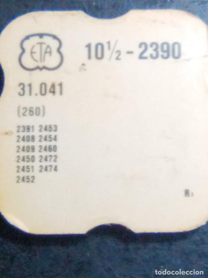 Recambios de relojes: Eta 2390 rda. minuter&iacute;a - (cd-2358) - 2 fotos