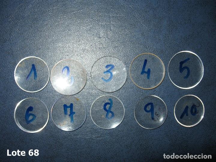 Pe&ccedil;as de reposi&ccedil;&atilde;o de rel&oacute;gios: Lote de peque&ntilde;os y antiguos cristales para relojes de pulsera o bolsillo