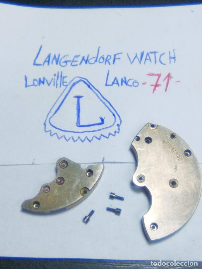 Ersatzteile f&uuml;r Uhren: L - 71 - pte. barrilete+pte. rodaje - (cd-2553)