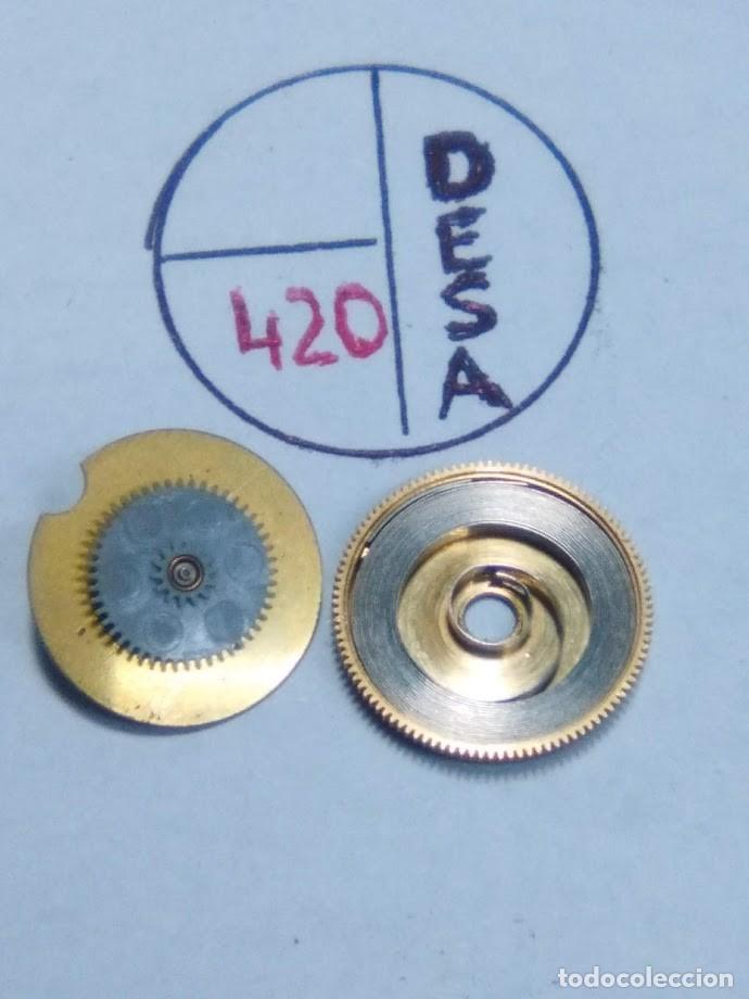 Pe&ccedil;as de reposi&ccedil;&atilde;o de rel&oacute;gios: DESA - 420/320 - barrilete completo - (cd-2556)