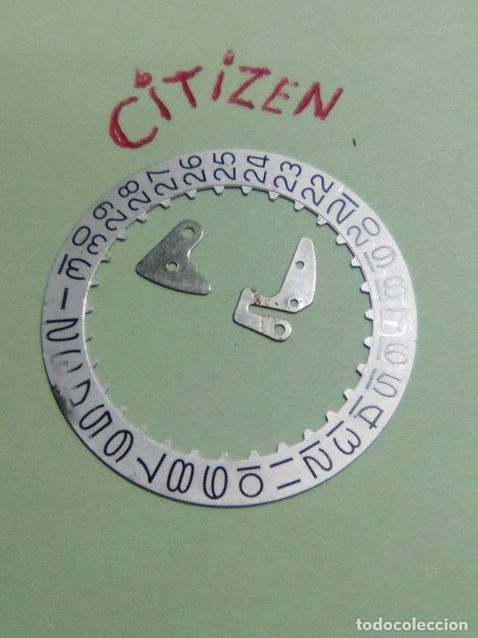 Ricambi di orologi: Citizen 5210/5270/5450 - disco calendario+2 platinas del mismo - (cd-2642)