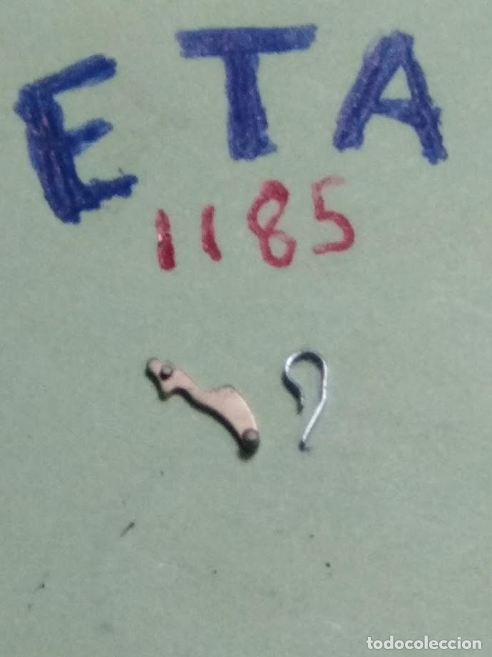 Recambios de relojes: Eta - 1185 - b&aacute;scula y muelle - (cd2653) - Foto 1