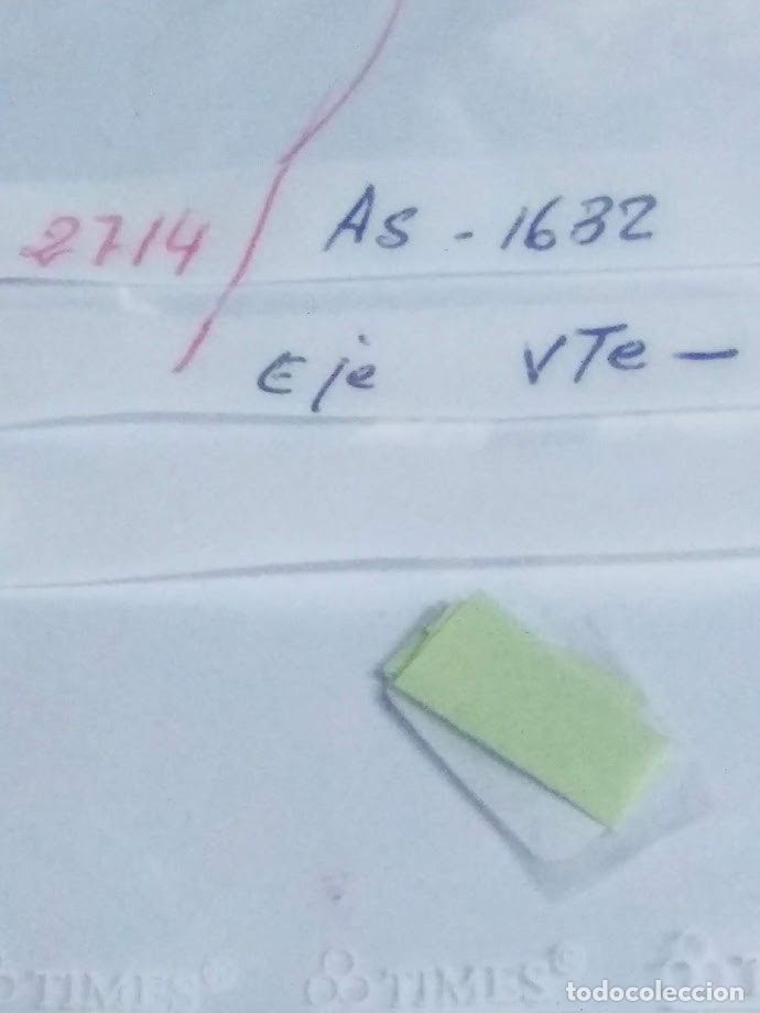 Recambios de relojes: AS - 1632 - eje Vte. - (cd-2714)