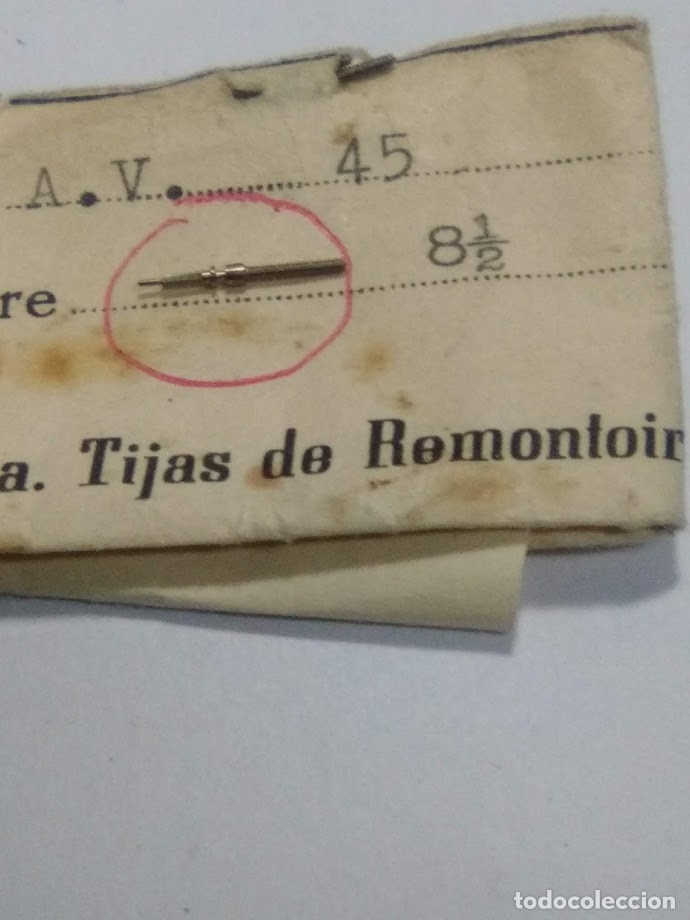 Pi&egrave;ces de rechange de montres et horloges: AV - 45 - tija - (cd-2717)