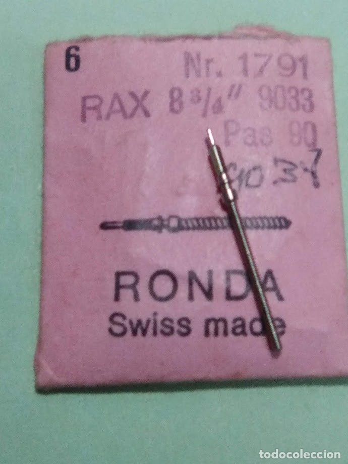 Recambios de relojes: RAX - 9033 - tija - (cd-2750)
