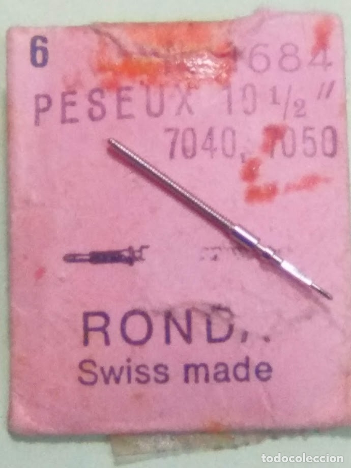 Recambios de relojes: Peseux -7040 - 7050 - tija - (cd-2759)