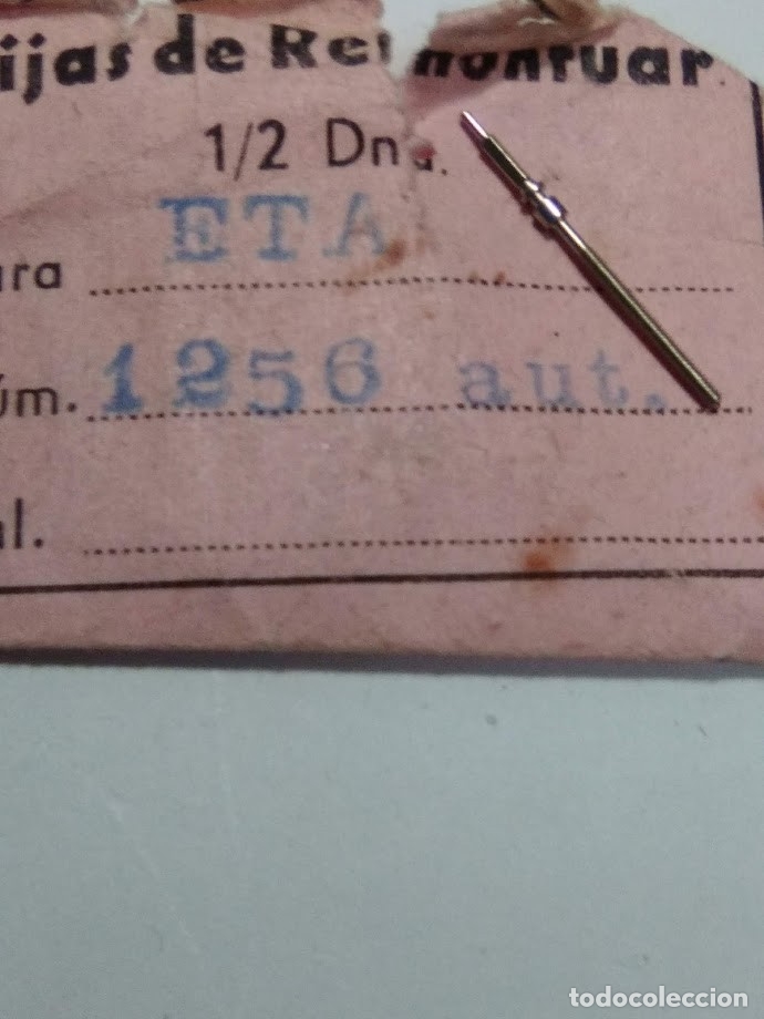 Recambios de relojes: Eta - 1256 - tija - (cd-2784)