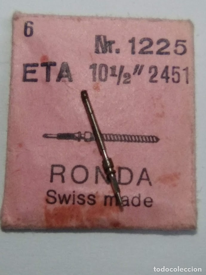 Recambios de relojes: Eta - 2451 - 1 - tija - (cd-2811)