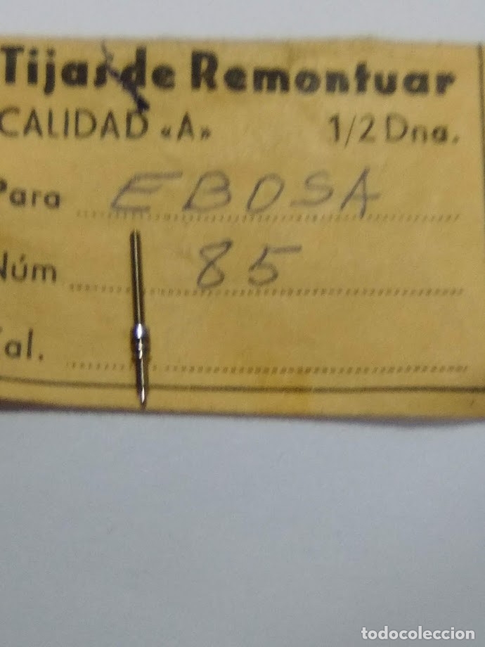 Pe&ccedil;as de reposi&ccedil;&atilde;o de rel&oacute;gios: Ebosa - 85 - tija - (cd-2815)