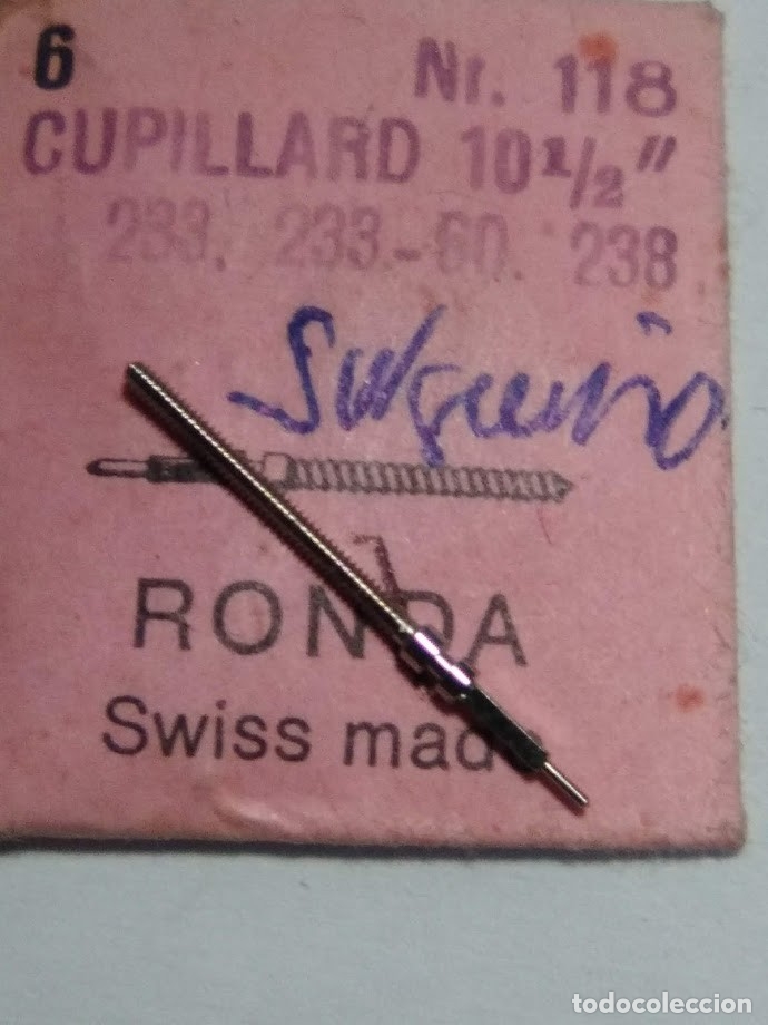Recambios de relojes: Cupillard - 233 - Tija - (cd-2828)