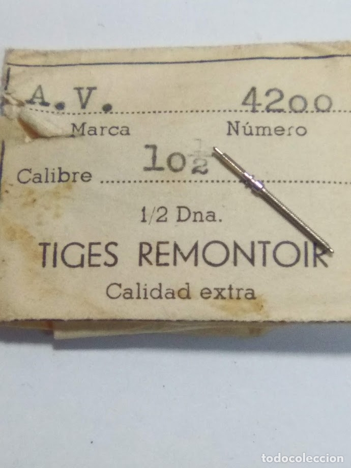 Recambios de relojes: AV - 4200 - tija - (cd-2849)