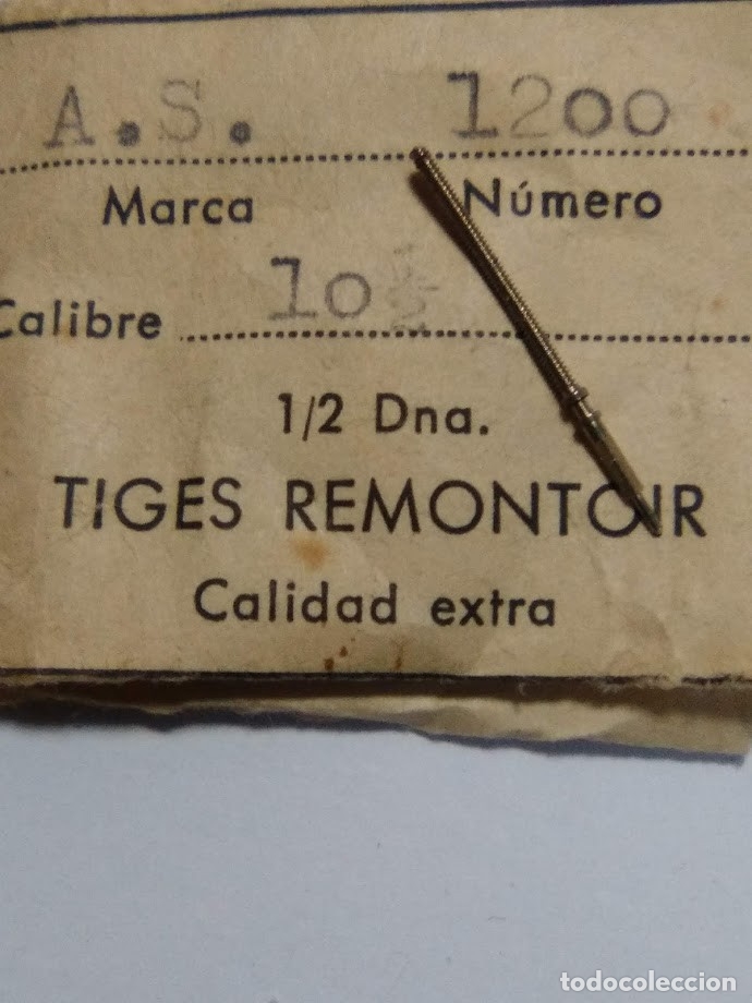 Pi&egrave;ces de rechange de montres et horloges: AS - 1200 - tija - (cd-2850)