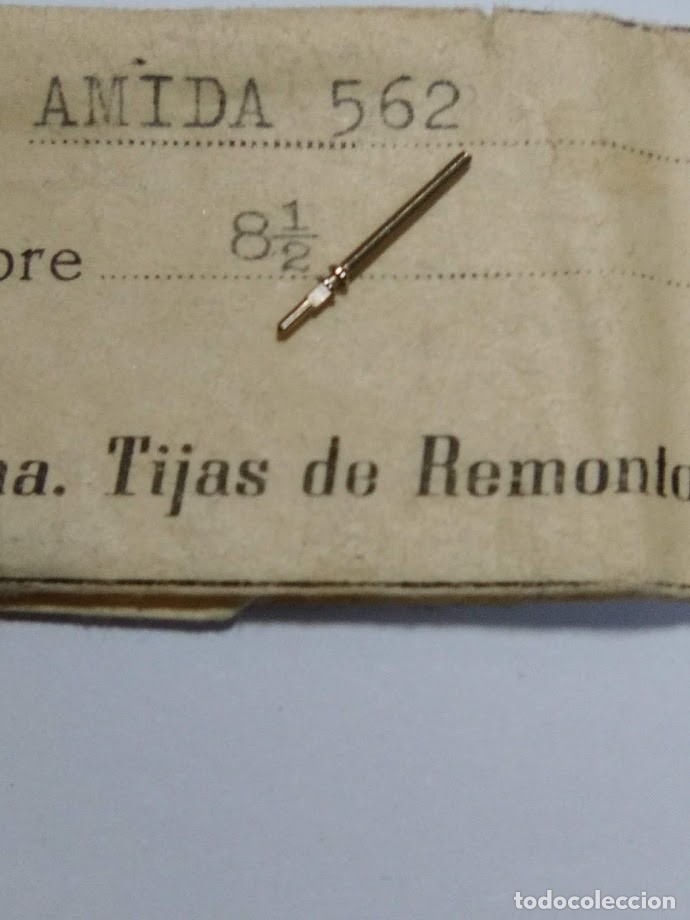 Pe&ccedil;as de reposi&ccedil;&atilde;o de rel&oacute;gios: Amida - 562 - tija - (cd-2860)