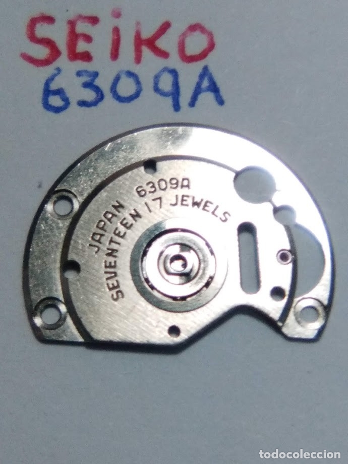 Pi&egrave;ces de rechange de montres et horloges: Seiko - 6309 A - ptna. de autom&aacute;tico - (cd-2863)
