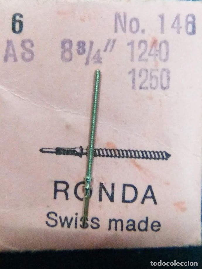 Pi&egrave;ces de rechange de montres et horloges: AS - 1240 - tija - (cd-2872)