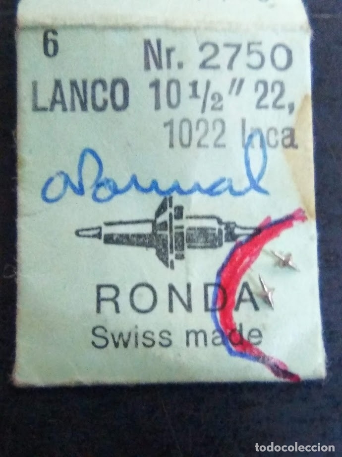 Recambios de relojes: Lanco - 22 / 1022 - 1 eje - (cd-2894)