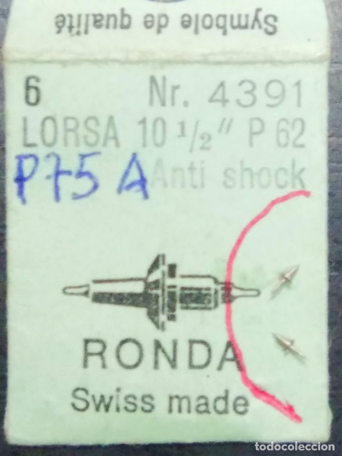 Recambios de relojes: Lorsa - P 62 - 2 ejes - (cd-2900)