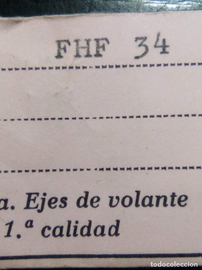 Spare Parts for Watches: FHF 34 - 2 ejes volante