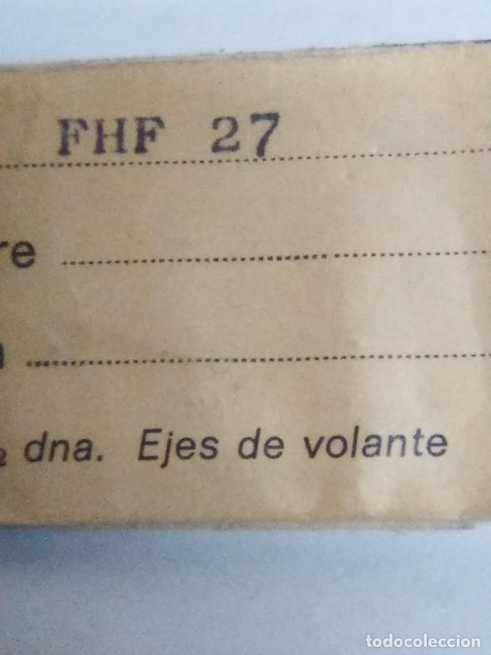 Spare Parts for Watches: FHF 27 - 2 ejes de volante