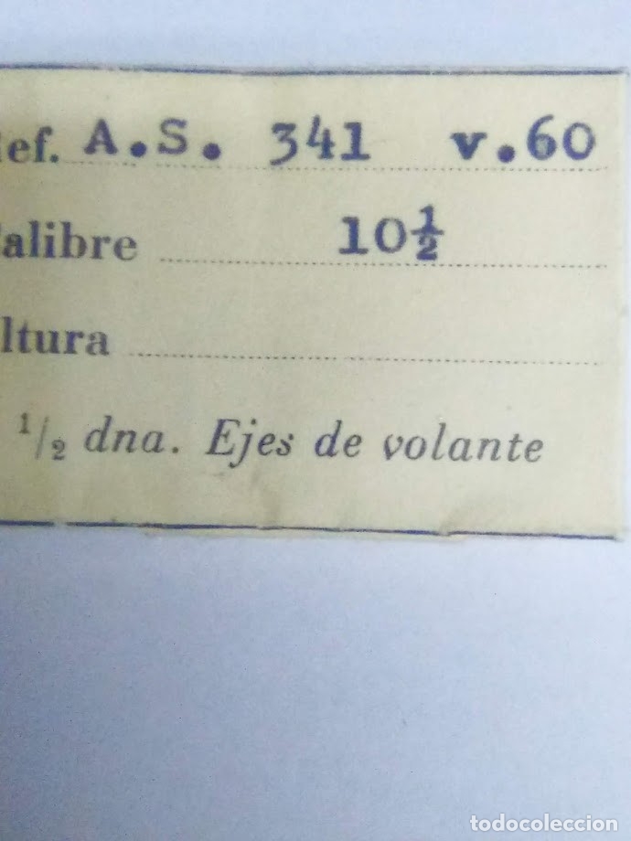 Recambios de relojes: AS 341 - 2 ejes de volante - Foto 1