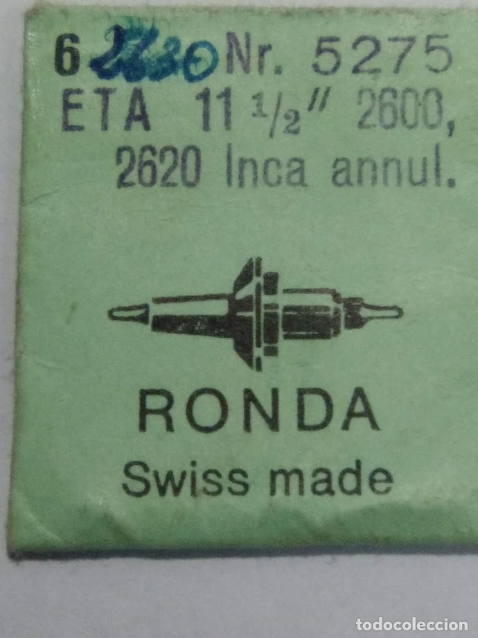 Spare Parts for Watches: Eta - 2600 - 2 ejes de volante