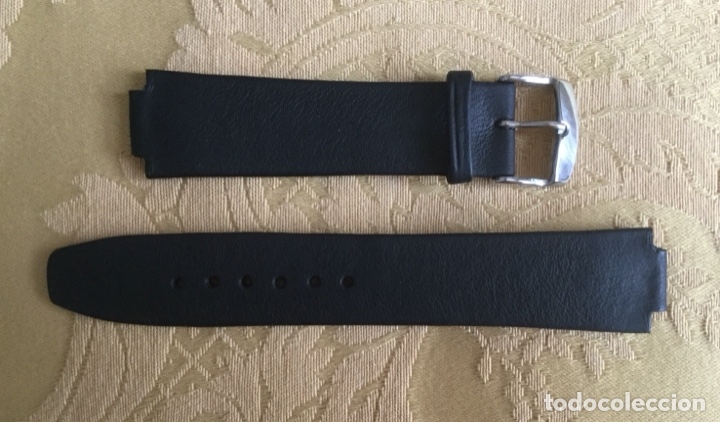 Ersatzteile f&uuml;r Uhren: GUESS CORREA VINTAGE PIEL NEGRA 20 MM