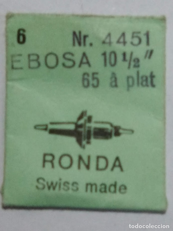 Recambios de relojes: Ebosa 65 - 2 ejes de volante - Foto 1