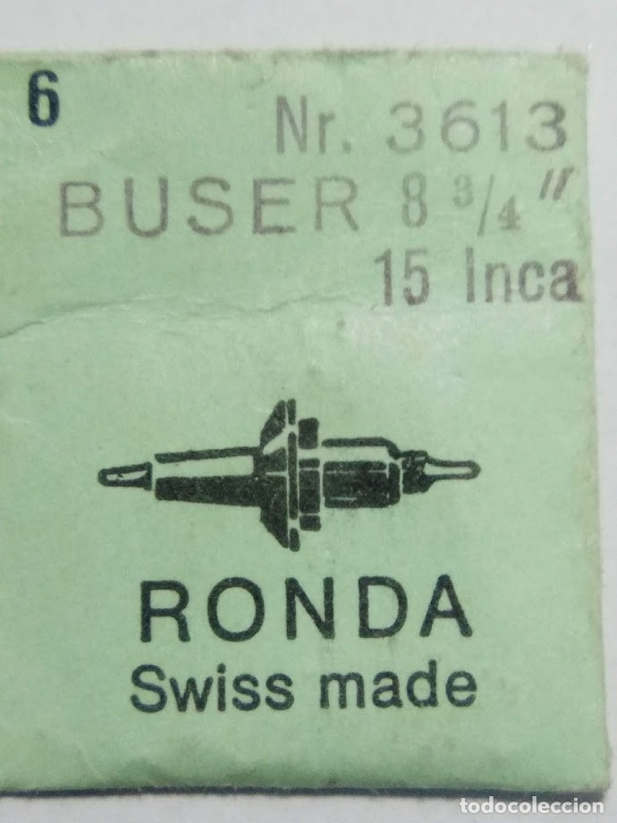 Spare Parts for Watches: Buser 15 - 2 ejes de volante