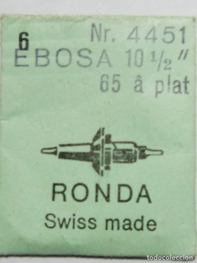 Pi&egrave;ces de rechange de montres et horloges: Abosa 65 - 2 ejes de volante