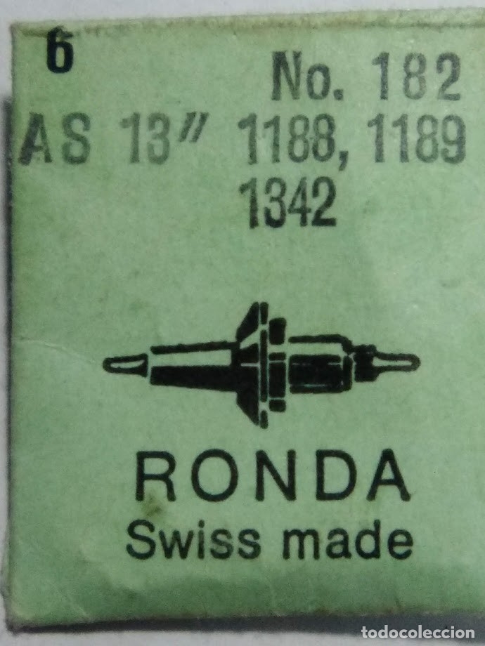 Pi&egrave;ces de rechange de montres et horloges: AS 1188 - 2 ejes de volante