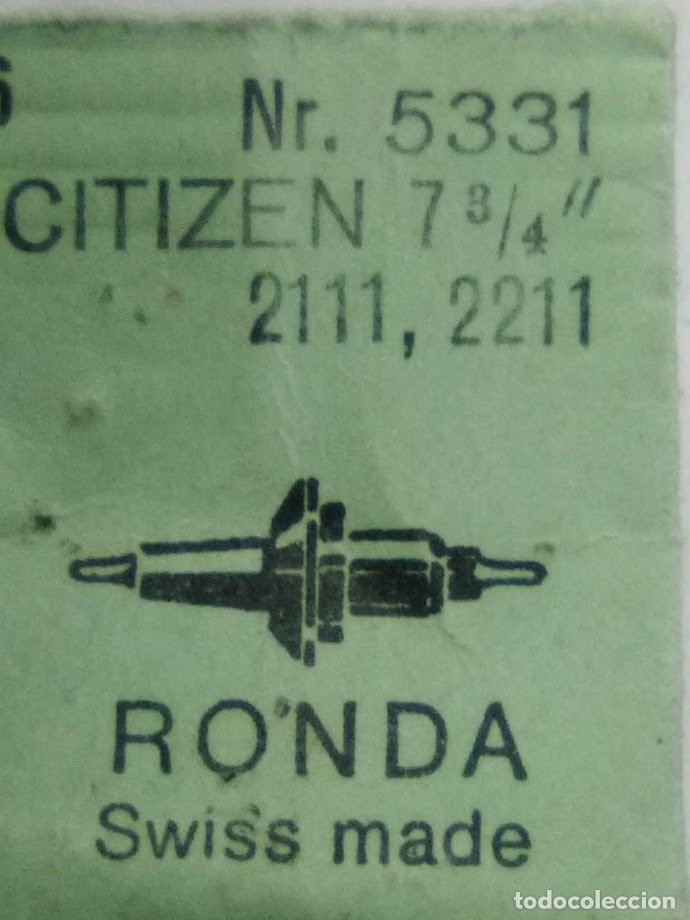 Pe&ccedil;as de reposi&ccedil;&atilde;o de rel&oacute;gios: Citizen 2111 - 2 ejes de volante