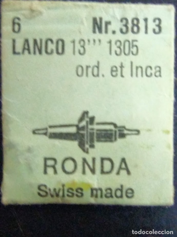 Ersatzteile f&uuml;r Uhren: Lanco 1305 - 2 ejes de volante