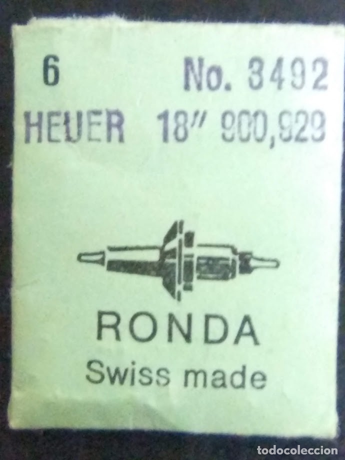 Pe&ccedil;as de reposi&ccedil;&atilde;o de rel&oacute;gios: Heuer 900 - 929 - 1 eje de volante