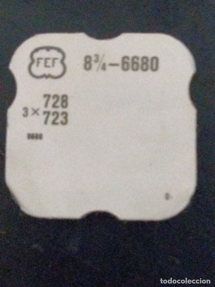 Pi&egrave;ces de rechange de montres et horloges: FEF 6680 - 1 Eje de volante
