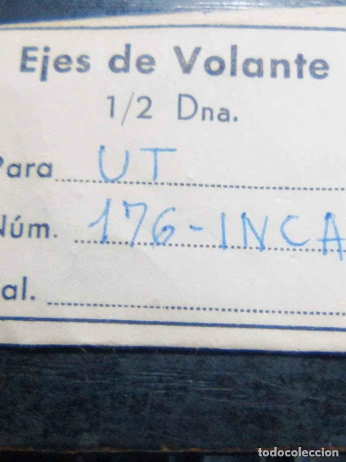 Recambios de relojes: Ut 176 - 1 eje de volante