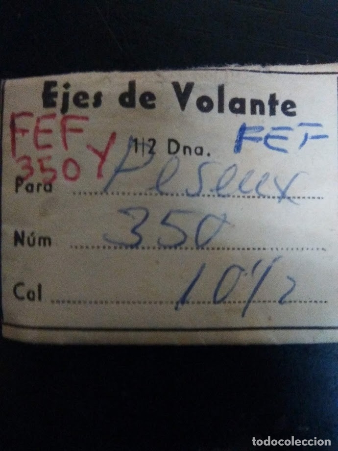 Pi&egrave;ces de rechange de montres et horloges: Peseux 350 - 2 ejes de volante