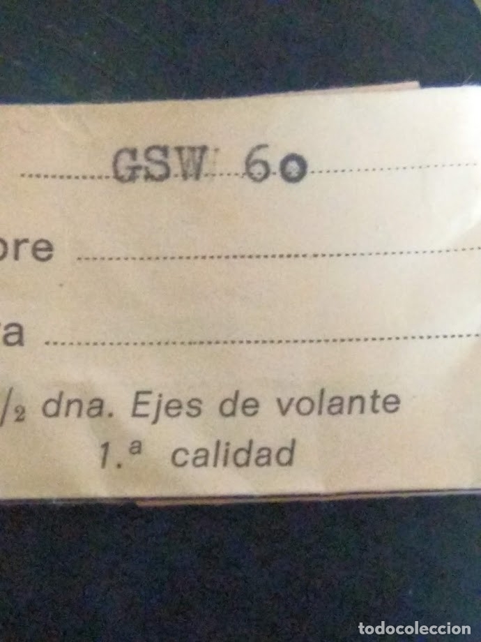 Ricambi di orologi: GSW 60 - 2 ejes de volante