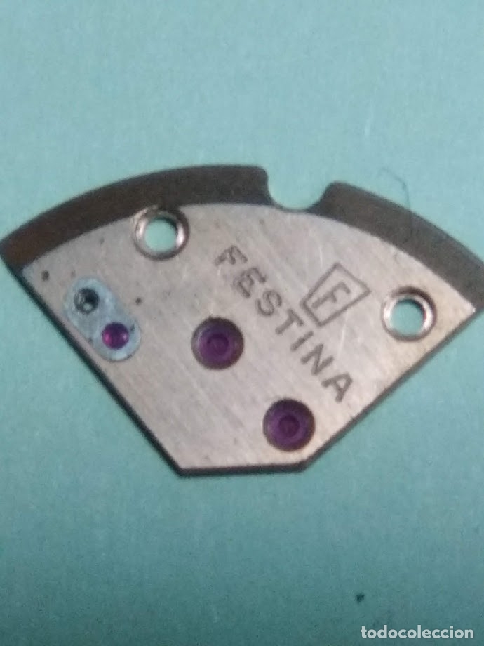 Ricambi di orologi: Peseux - 330 - pltna. de rodaje a contra pivote de rda, escape - (cd-2937)