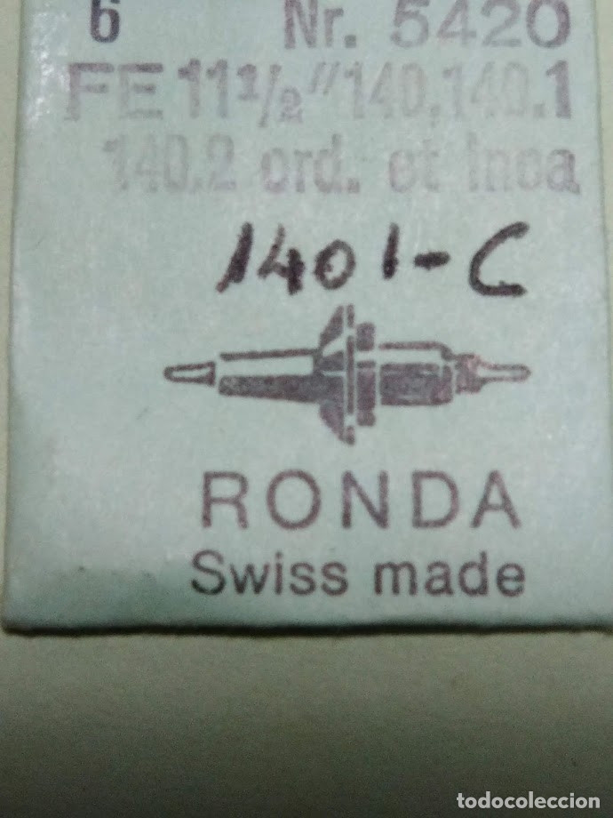 Spare Parts for Watches: FE 140 - 2 ejes de volante