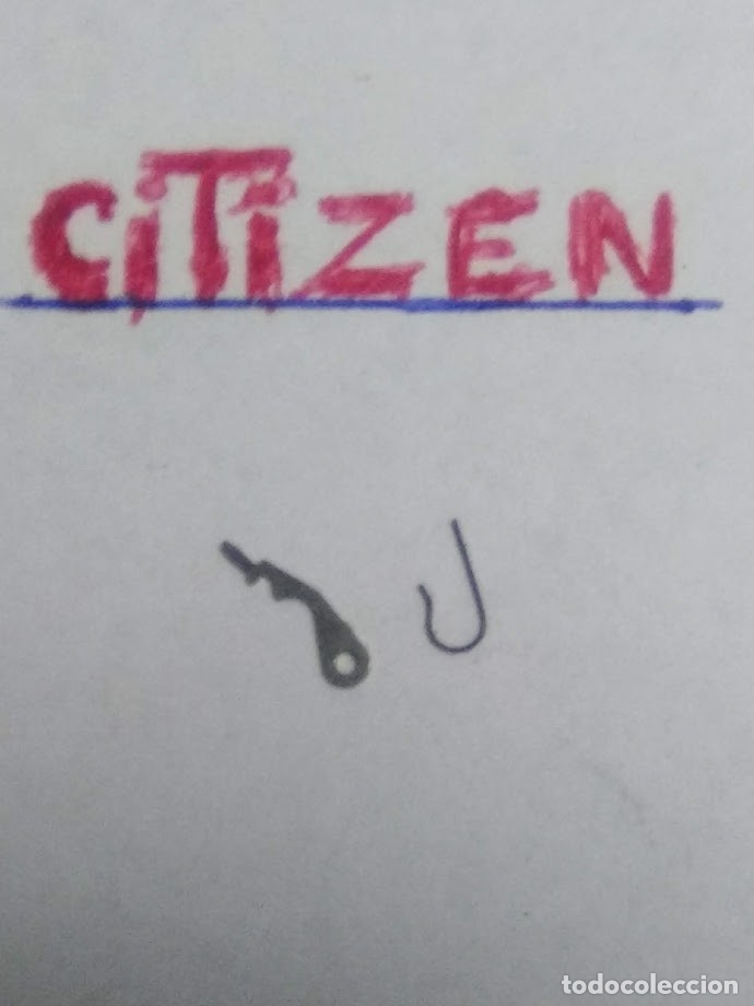 Recambios de relojes: Citizen - 6601 - b&aacute;scula - (cd-2960) - Foto 1