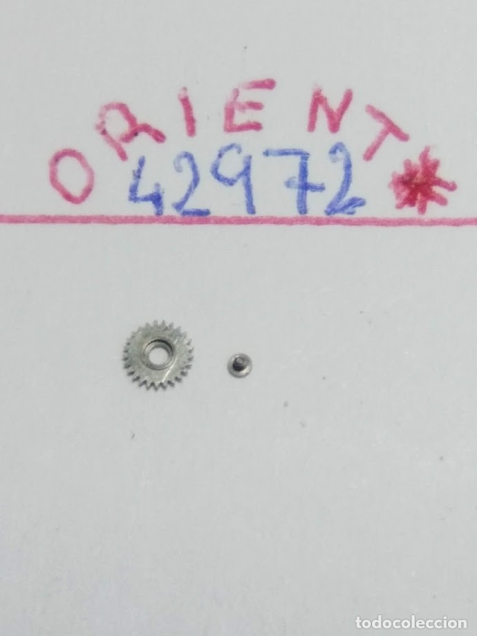 Pe&ccedil;as de reposi&ccedil;&atilde;o de rel&oacute;gios: Orient - 42972 - pi&ntilde;&oacute;n engrana con rda. calendario - (cd-3011)