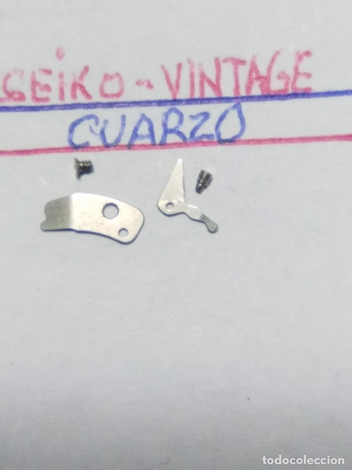 Pi&egrave;ces de rechange de montres et horloges: Seiko - 2633A - tireta + planca de presi&oacute;n - (cd-3093)